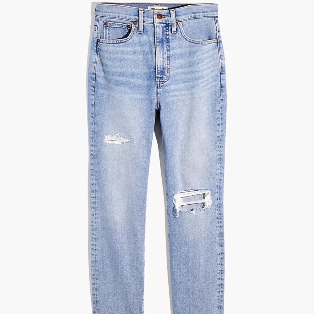 Madewell Light Blue Distressed Women Jeans